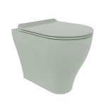 Flaminia App Miska bezrantowa 52x36 z deską wolnoopadającą slim verde giada glossy AP117GVG+QKCW09VG