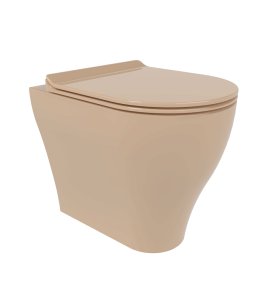 Flaminia App Miska bezrantowa 52x36 z deską wolnoopadającą slim avana glossy AP117GAV+APCW10AV