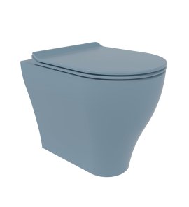 Flaminia App Miska bezrantowa 52x36 z deską wolnoopadającą slim nuvola matt AP117GNUV+QKCW09NUV