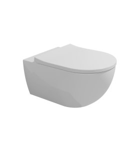 Flaminia App Miska bezrantowa 54x36 z deską wolnoopadającą biały połysk AP118G+QKCW07