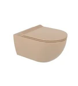 Flaminia App Miska bezrantowa 54x36 z deską wolnoopadającą avana glossy AP118GAV+APCW10AV