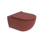 Flaminia App Miska bezrantowa 54x36 z deską wolnoopadającą uva matt AP118GUV+APCW10UV
