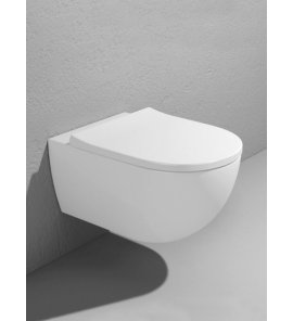 Flaminia App Miska bezrantowa 54x36 z deską wolnoopadającą biały połysk AP118+QKCW09
