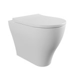 Flaminia App Miska bezrantowa 52x36 z funkcją bidetu i deską wolnoopadającą biały połysk AP117GE+QKCW07