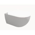 Flaminia App Miska WC wisząca bez kołnierza 54x36 cm bez deski biały mat AP118GLAT