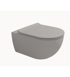 Flaminia App Miska wisząca Gosilent z deską wolnoopadającą 54x36 CENERE AP118SCEN+QKCW09CEN