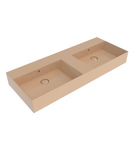 Flaminia App Umywalka podwójna stawiana/ścienna 120x47 avana glossy AP120LAV