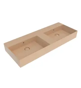 Flaminia App Umywalka podwójna stawiana/ścienna 120x47 avana glossy AP120LAV