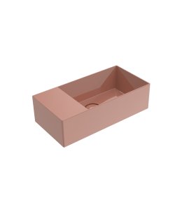 Flaminia App Umywalka ścienna 50x25 terracotta glossy AP5025SXTC