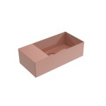 Flaminia App Umywalka ścienna 50x25 terracotta glossy AP5025SXTC