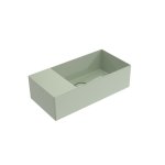 Flaminia App Umywalka ścienna 50x25 verde giada glossy AP5025SXVG