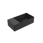 Flaminia App Umywalka ścienna 50x25 carbone matt AP5025SXCAR