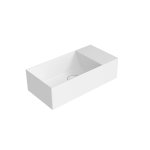 Flaminia App Umywalka ścienna 50x25 biały połysk AP5025DX