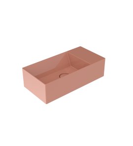 Flaminia App Umywalka ścienna 50x25 terracotta glossy AP5025DXTC