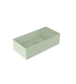 Flaminia App Umywalka ścienna 50x25 verde giada glossy AP5025DXVG