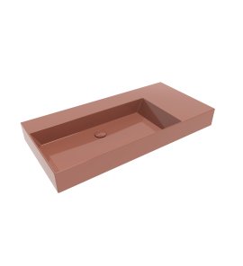 Flaminia App Umywalka stawiana/ścienna 105×51 terracotta glossy AP10551TC