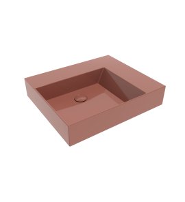 Flaminia App Umywalka stawiana/ścienna 60×51 terracotta glossy AP6051TC