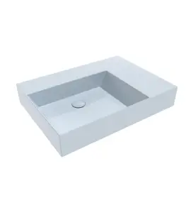 Flaminia App Umywalka stawiana/ścienna 70×51 azzurro polvere glossy AP7051AP