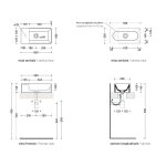 Flaminia App Umywalka stawiana 50x25 biały połysk AP5025