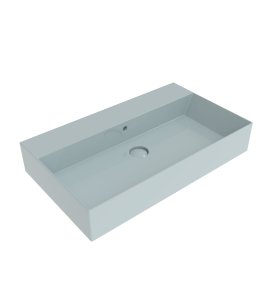 Flaminia App Umywalka stawiana/ścienna 80x47 azzurro polvere glossy AP8047AP