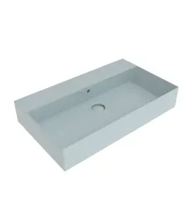 Flaminia App Umywalka stawiana/ścienna 80x47 azzurro polvere glossy AP8047AP