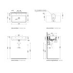 Flaminia App Umywalka stawiana/ścienna 60x37 terracotta glossy AP6037TC