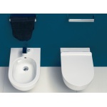 Flaminia App Miska Wc wisząca 54x36 cm Biały AP118