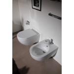           Flaminia App Miska wisząca bez kołnierza 54x36 z deską wolnoopadającą HAMBERGER biała AP118G QKCW05H PROMOCJA TYLKO 1 SZT W TAKIEJ CENIE 