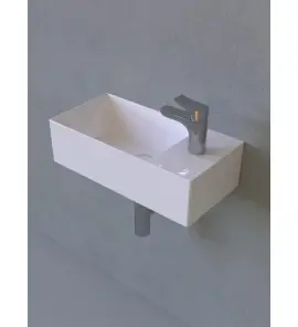  Flaminia Applight Umywalka wisząca prawa 50x25 biała AP5025DX/1FORO W MAGAZYNIE!!