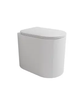 Flaminia Astra Miska stojąca 52x35 z deską wolnoopadającą slim latte matt AS117GLAT+ASCW05LAT