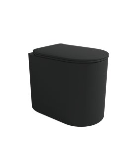 Flaminia Astra Miska stojąca 52x35 z deską wolnoopadającą slim carbone matt AS117GCAR+ASCW05CAR