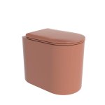 Flaminia Astra Miska stojąca 52x35 z deską wolnoopadającą slim terracotta glossy AS117GTC+ASCW05TC