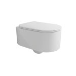 Flaminia Astra Miska wisząca 52x35 z deską wolnoopadającą slim biały połysk AS118G+ASCW05