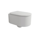 Flaminia Astra Miska wisząca 52x35 z deską wolnoopadającą slim latte matt AS118GLAT+ASCW05LAT