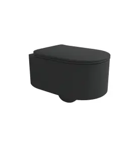 Flaminia Astra Miska wisząca 52x35 z deską wolnoopadającą slim carbone matt AS118GCAR+ASCW05CAR