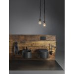 Flaminia Astra Miska wisząca 52x35 z deską wolnoopadającą slim carbone matt AS118GCAR+ASCW05CAR