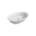 Flaminia Boll Umywalka stawiana na blat 56x40 cm Biały BL56L