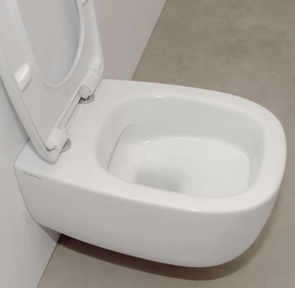 Flaminia Bonola Miska Wc wisząca bez kołnierza 54x38 cm Biały BN118G W MAGAZYNIE!!