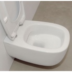  Flaminia Bonola Miska Wc wisząca bez kołnierza 54x38 cm Biały BN118G W MAGAZYNIE!!