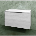 Flaminia Box Szafka wisząca z 1 szufladą 85 x 37 cm OJ Bianco BX426