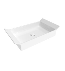 Flaminia Box Umywalka stawiany na blat 72,5x40 biały połysk BX60A