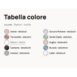 Flaminia Box Umywalka stawiany na blat 72,5x40 latte matt BX60ALAT