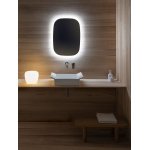 Flaminia Box Umywalka stawiany na blat 52,5x40 biały połysk BX40A