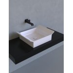 Flaminia Box Umywalka stawiany na blat 52,5x40 biały połysk BX40A