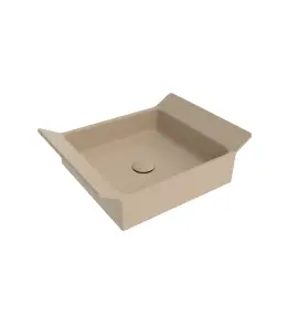 Flaminia Box Umywalka stawiany na blat 52,5x40 argilla matt BX40AARG