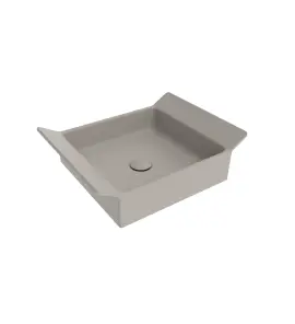 Flaminia Box Umywalka stawiany na blat 52,5x40 cenere matt BX40ACEN