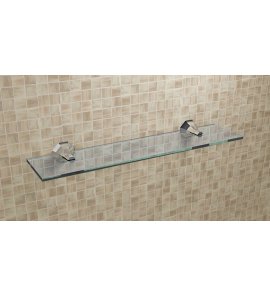 Flaminia Evergreen Półka szklana 45x10 cm Chrom EG45M