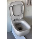 Flaminia Fluo Miska WC wisząca bezrantowa z deską wolnoopadającą 48,5x39,5 cenere FU118GCEN+FUCW05CEN