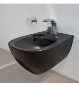  Flaminia IO Bidet wiszący 55x38 cm czarny IO218NER