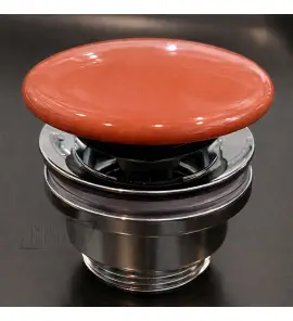 Flaminia Korek umywalkowy uniwersalny ceramiczny terracotta PLCETC
